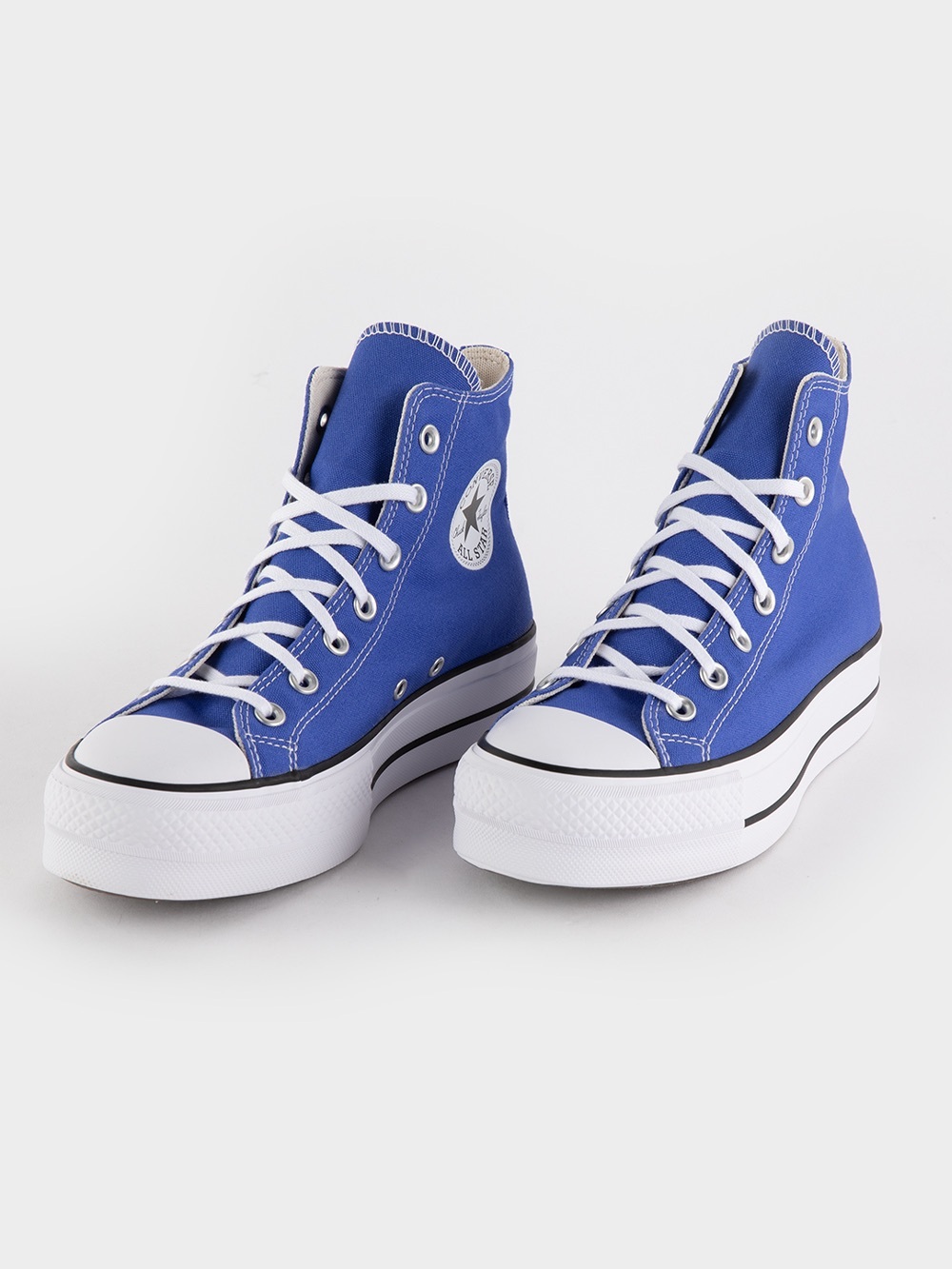 Converse Chuck Taylor All Star Lift Platform Canvas Sneakers Blue Flame Size 8